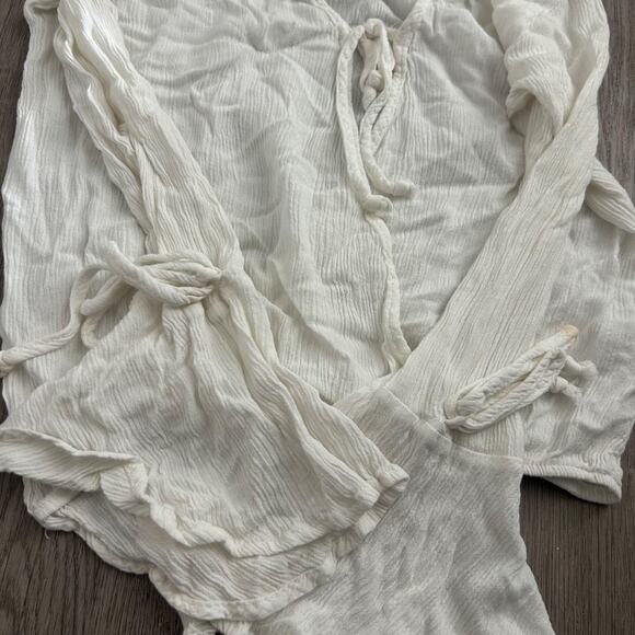 Ambience flowy white flare sleeve - Picture 2 of 5